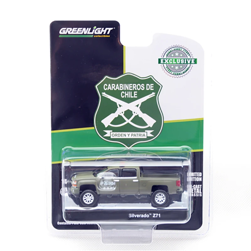 Greenlight Diecast 1:64 Scale 2018 Silverado Z71 Green