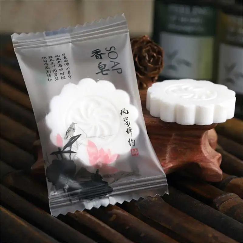 

5pcs Portable Bath Hand Washing Soap Family Hotel Scented Foaming Soap Disposable Cleaning Mini Paper Soap For Temporary Travel