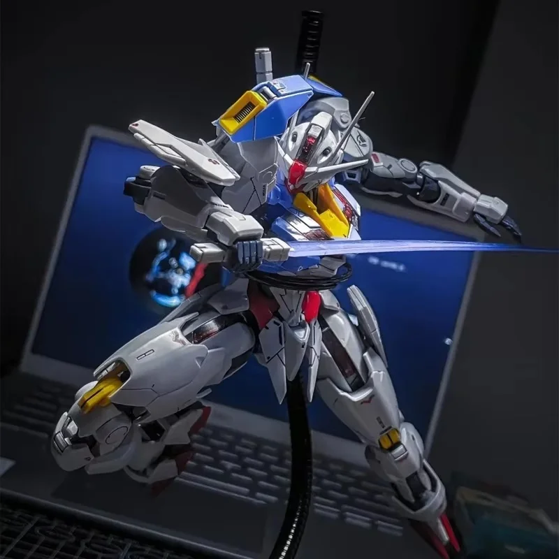 FM 1/100 Witch from Mercury Aerial Mecha Model Kit Action Figure Doll Kids Water Sticker Display Bracket Toy Gift