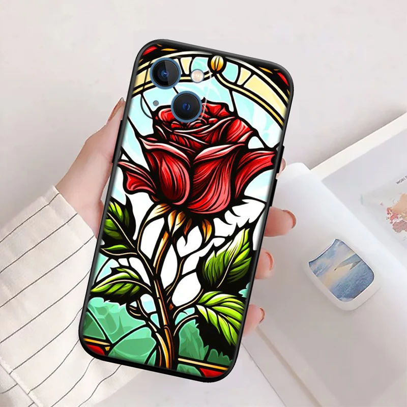 Luxurious Beauty and the Beast-Themed Shell Phone Case