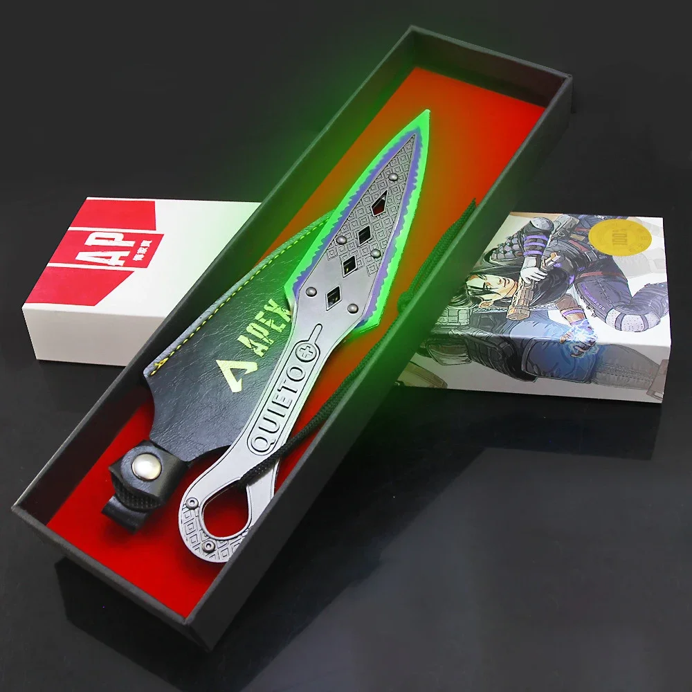 Apex Legends Heirloom Wraith Heirloom Kunai Game Keychain Weapon Model Knife Katana Sword Ornament Gifts Toys cosplay prop,cosplay toy,game knife,game keychains,sword keychain