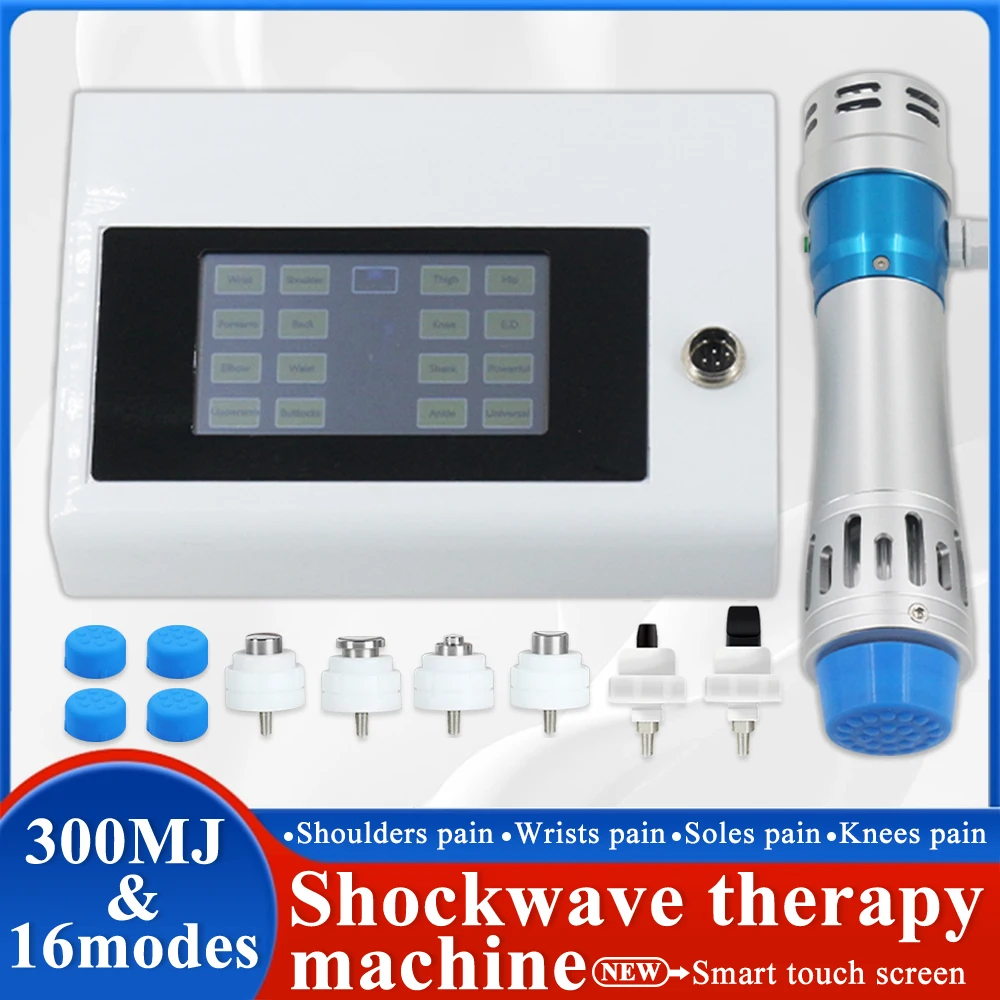 

New Physiotherapy Shockwave Therapy Machine For Effective ED Treatment And Body Massage Relieve Pain 300MJ Shock Wave Massager