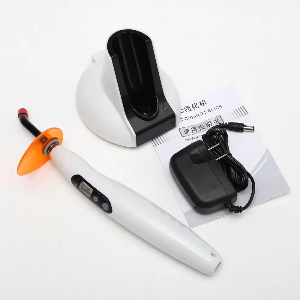 Dental Aushärtung Licht LED Lampe Cordless Wireless Zahnaufhellung Beschleuniger Tipps T4