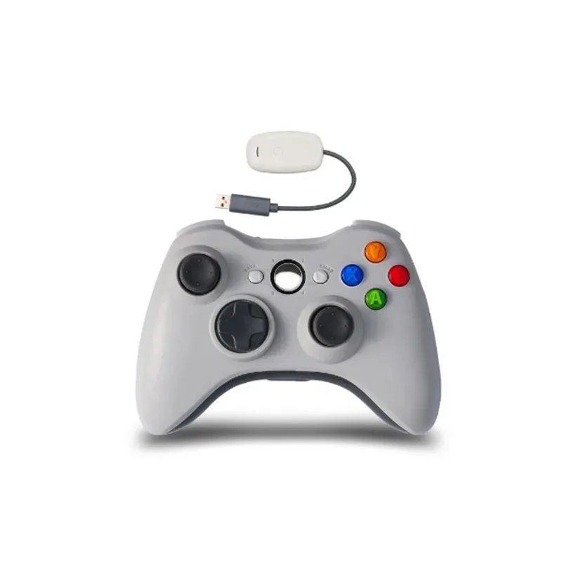 Фото Беспроводной контроллер 2,4G для Xbox 360, контроллер Joypad, игровой пульт дистанционного управления, геймпад, джойстик с ПК-приемником №5