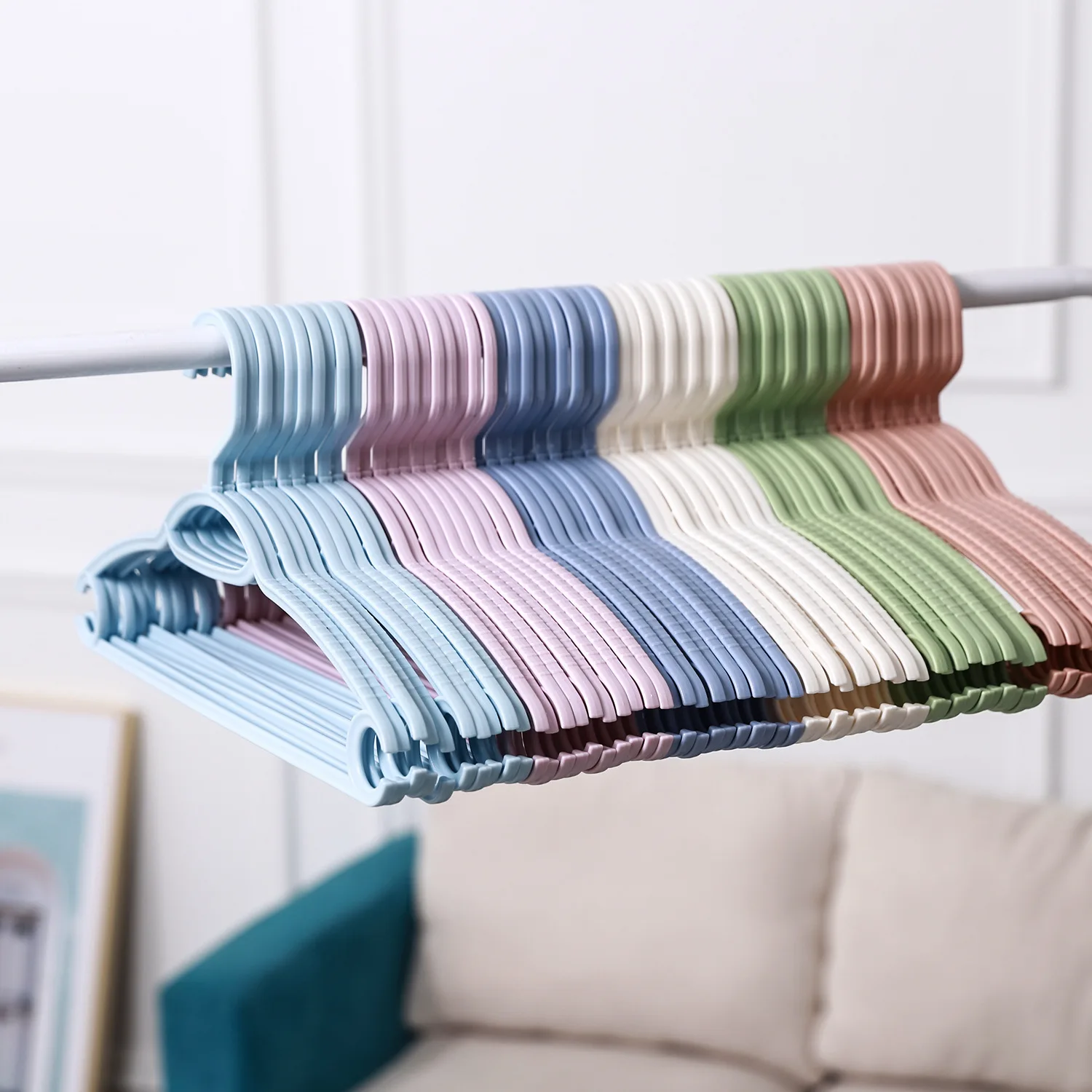 5PCS Non-Slip Hanger Closet Organizer Hangers For Clothes Multifunction Trouser Skirt Clips Rack for Coat Wardrobe Storage 5