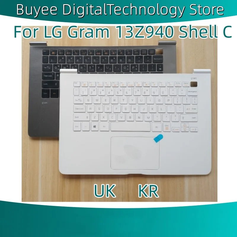 Original Reino Unido Coreano Novo Teclado do Portátil Original para lg Gram 13z940 Escudo c Palmrest Topcase Trackpad Portátil Teclado Superior Case
