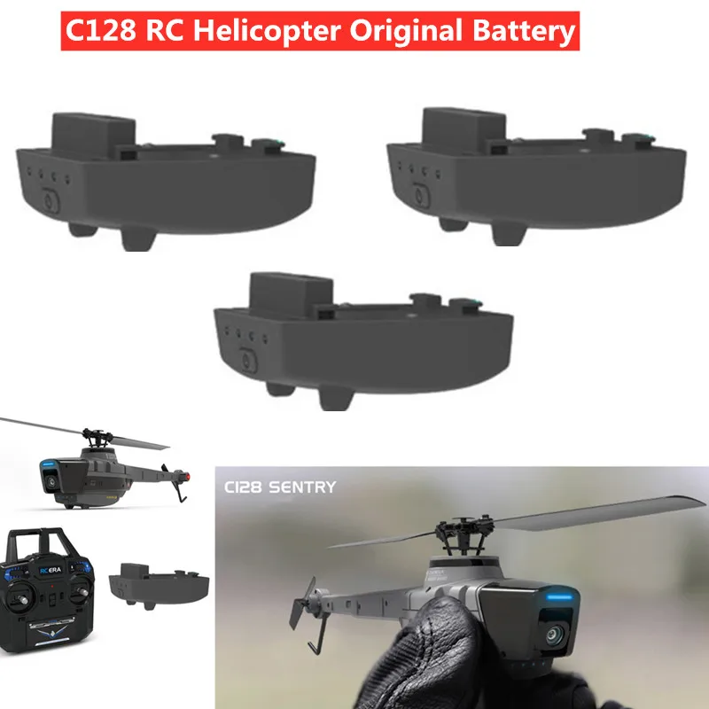 C128 Rc Elicottero Batteria 3.7V 300Mah Batteria Per C128 2.4G Telecomando Drone C128 Elicottero Principale Elica Linea Usb