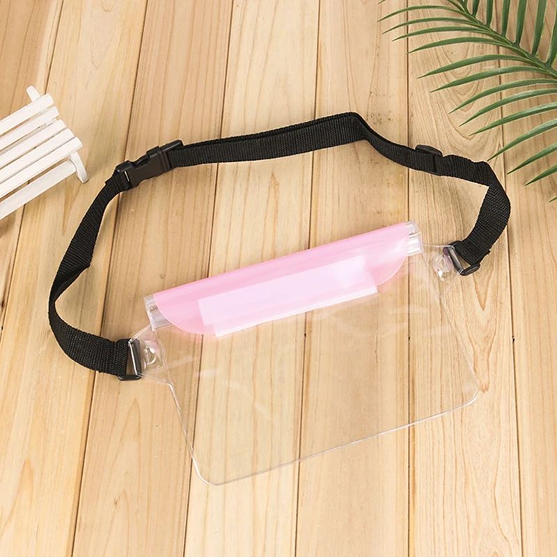 

3 Layers Sealing Transparent Swimming Bag Waterproof Drifting Diving Surfing Waist Bag Underwater Dry Shoulder Bag For Phone