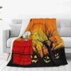 Halloween Halloween Snoopy Soft Warm Blanket Miniso Picnic Plush Throw Blanket Couch Chair Flannel Bedspread Sofa Bed Cover 3