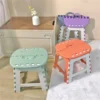 Foldable Stool Portable Outdoor Fishing Stool Creative Stall Plastic Small Bench Hand Showing Camp Folding Bench 3