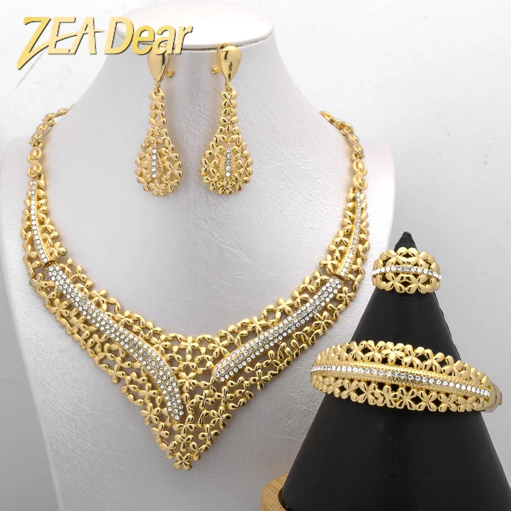 Ювелирные изделия Zeadear превосходное Дворцовое золото 18K цена дульхан ювелирные