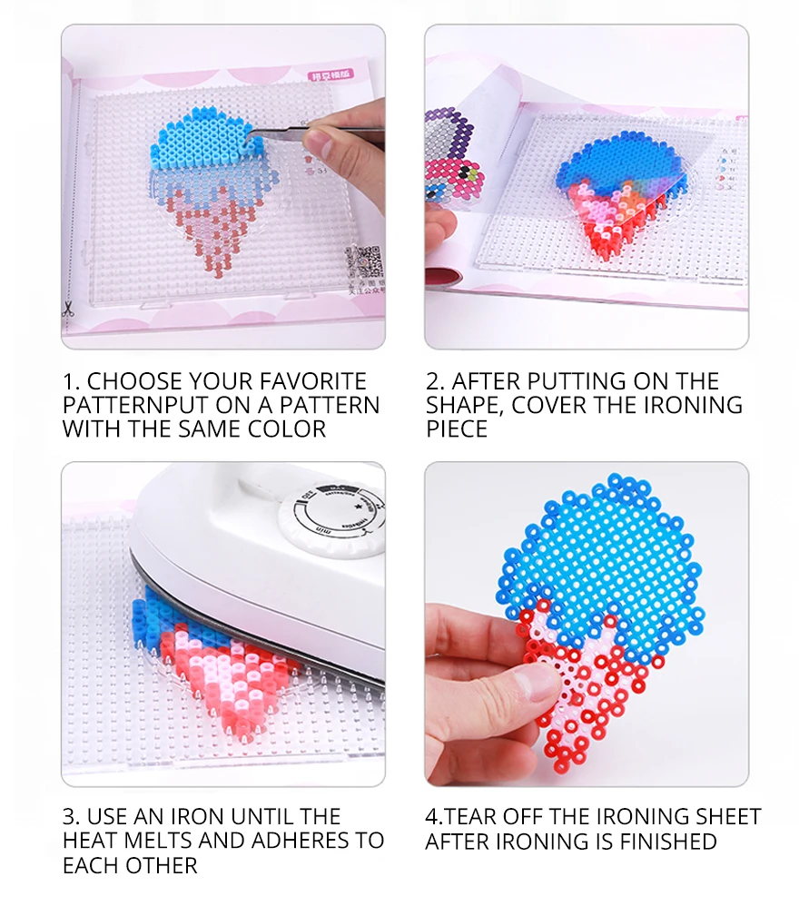 Hama Beads for Kids Iron Perler Iron Fuse Beads Diy Puzzles High