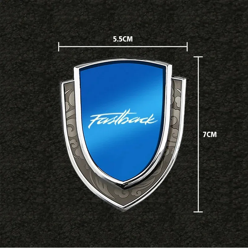 자동차 스티커 3D 금속 액세서리 피아트 패스트백용 자동차 액세서리