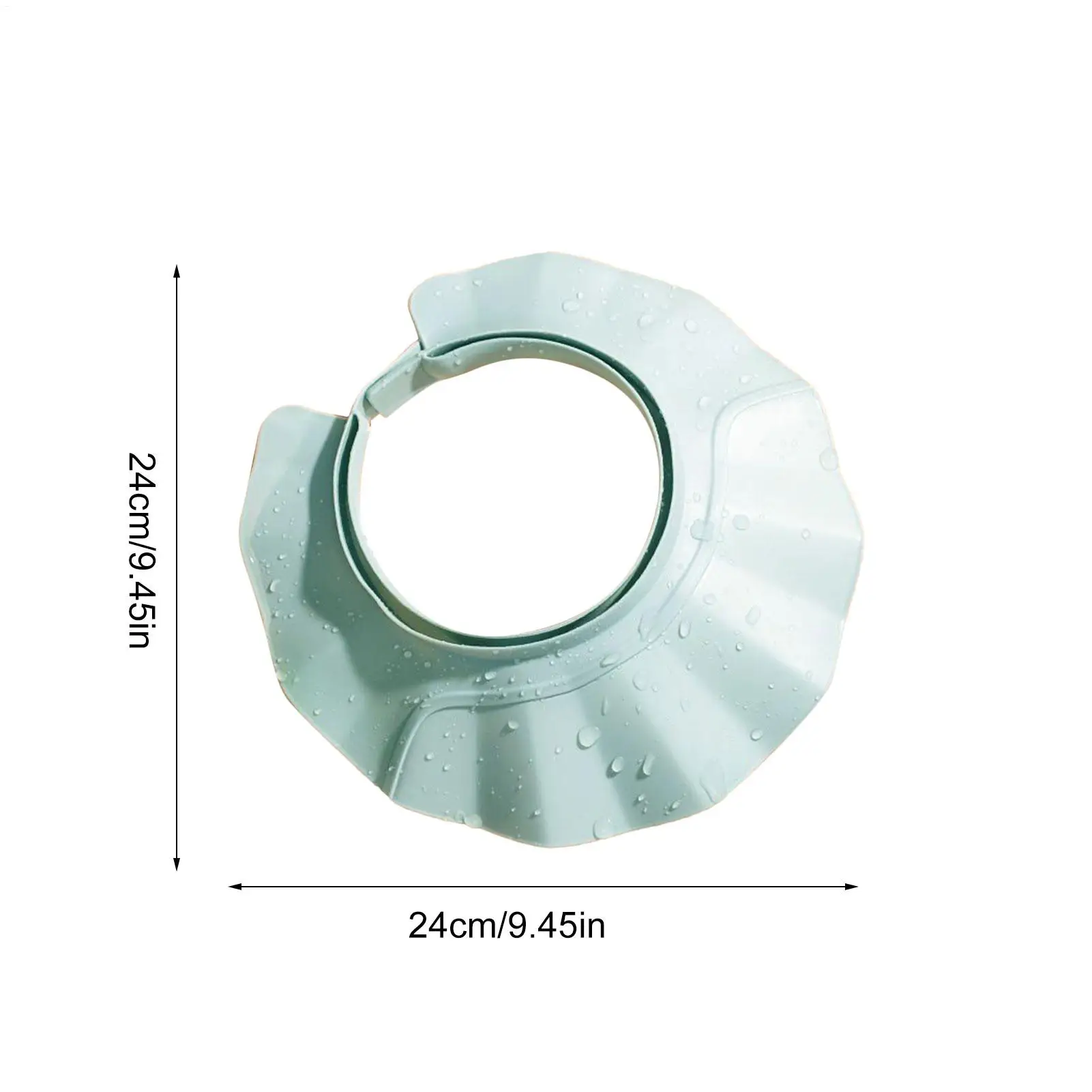 Silicone Hair Washing Shield and Shower Visor