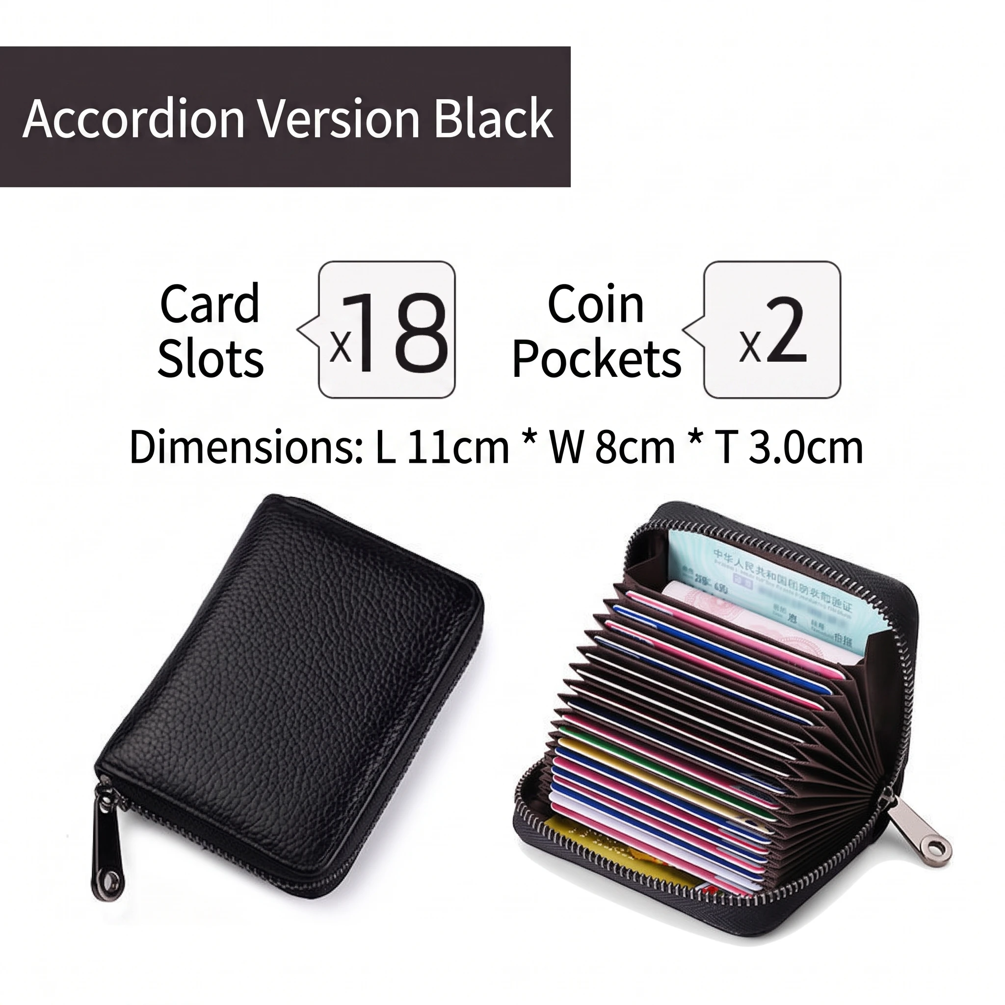 Men's Slim Metal Cardholder with Multi Card Slots - Ultra Thin and Portable Premium Organizer