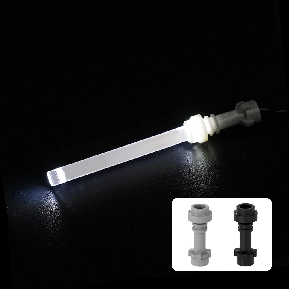 LED Action Figures Lightsaber Accessories - DIY Warrior Sword Blocks