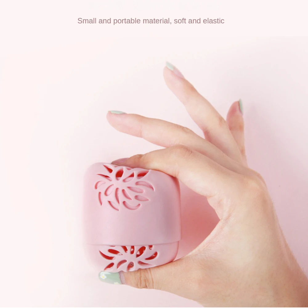 1/3/5PCS Storage Box Silicone Silicone Storage Box Portable Beauty Tools Breathable Silicone Box Dustproof Breathable 6