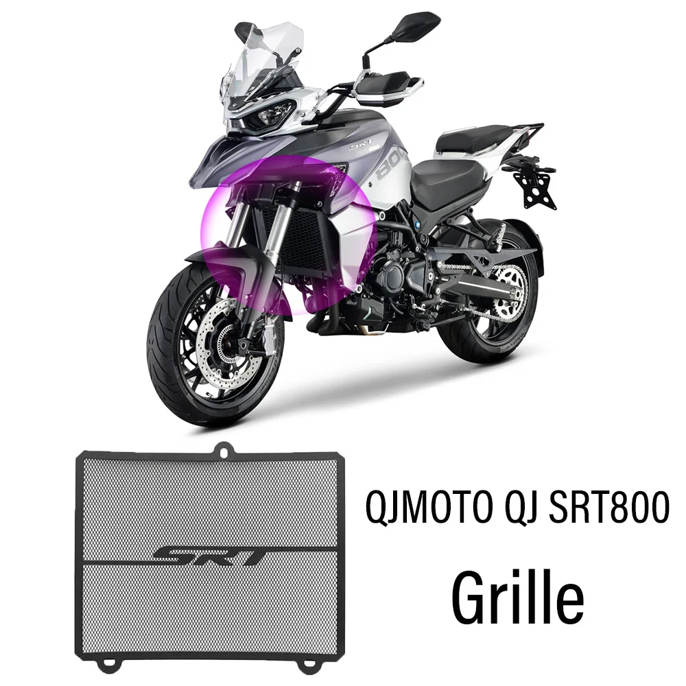 

For QJMOTO QJ SRT800 SRT800X 800SRT SRT 800X 800 Motorcycle Accessories Radiator Grille Guard Grill Cover Protector