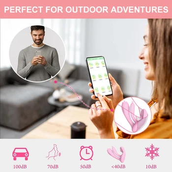 Wireless Bluetooth Dildo Vibrator for Women APP Remote Control Wear Vibrating Panties Adults Female Clit Masturbation Sex Toys 5