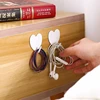 Heart Shaped Wall Hooks Iron Pink Decorative Hook Room Key Hanger Self Adhesive Coat Hat Hanger Wedding Home Decoration 5
