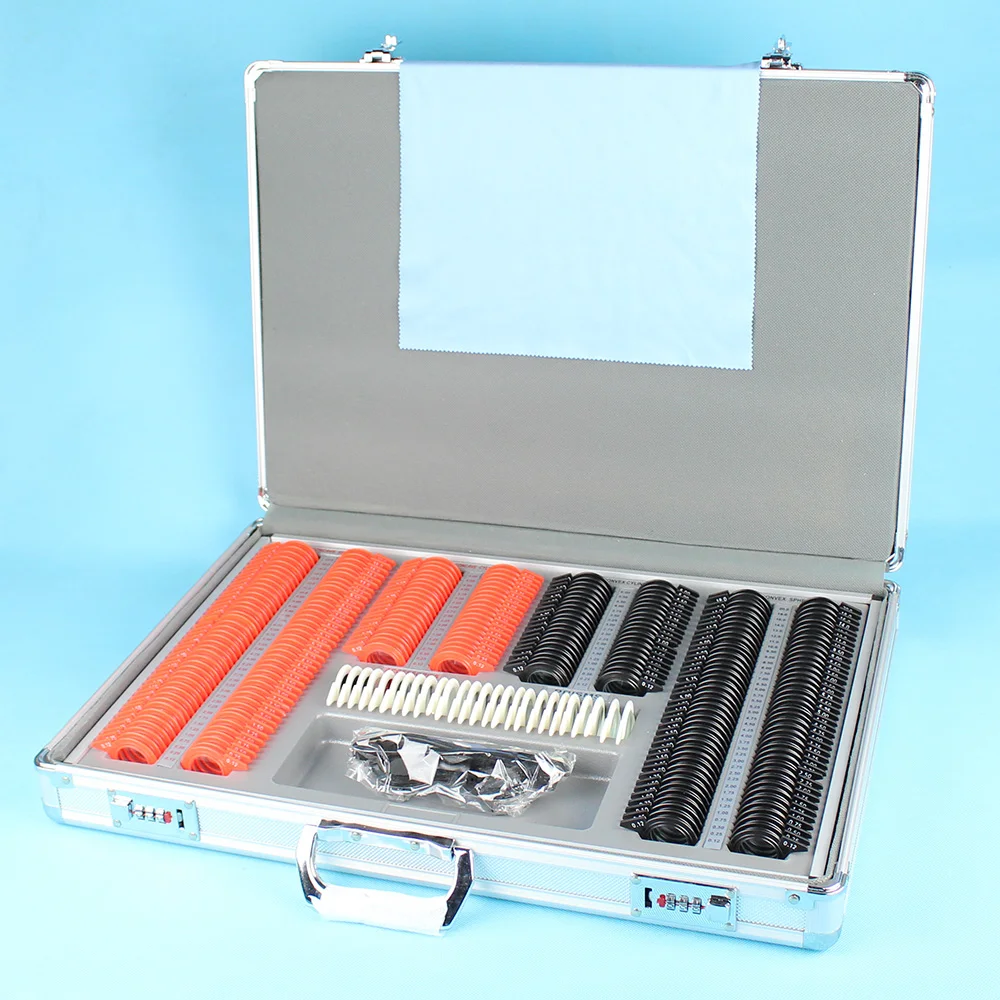 266 Trial lens set Optical trial lens case Plastic rim Aluminum case Free trial frame included