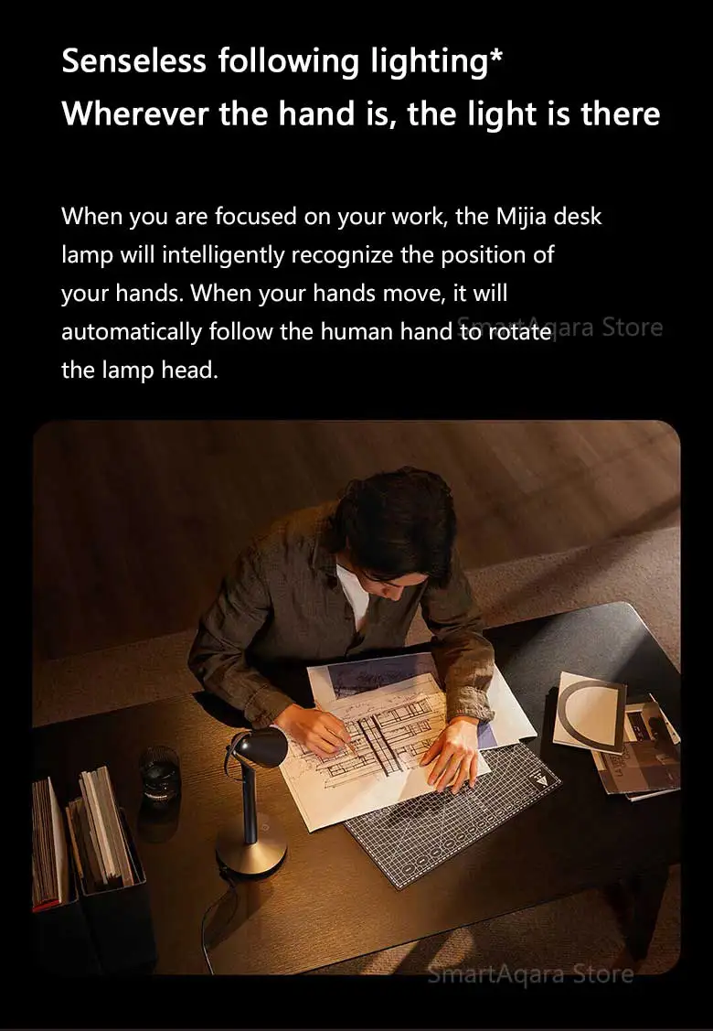 Xiaomi Mijia Pipi Lamp Gesture Control Smart Desk Lamp description image 5