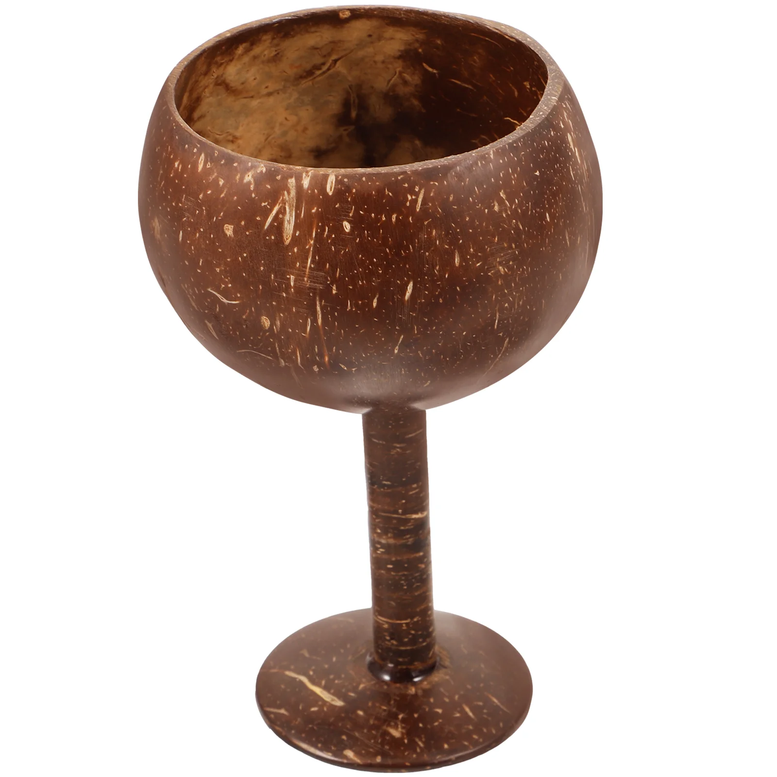 

Coconut Shell Cup Coconuts-shell Goblet Cocktail Drinking Glasses With Handle Cups Water Beer Milk
