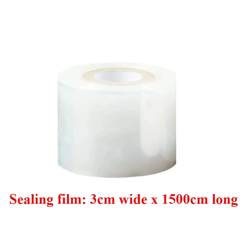 1pc 3cmx1500/6500cm  Leak-Proof Stretchable Wine/Liquor Bottle Seal - Anti-Evaporation, Anti-Aging White Film for Secure Storage
