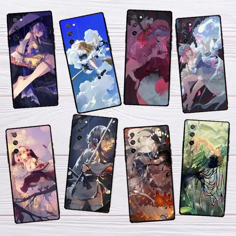 Touhou Project Custodia Per Telefono Per Samsungs23 S22 S21 S20 Ultra Pro S10 S30Plus 20 Cover Ultra Nera