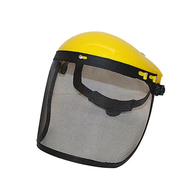 Biztonságos Erdészeti Láncfűrész Biztonsági Sisak Kefehajmás Trimmer Védő Kalap Védelem Fakitermelő Fülvédő Meta - Image 3