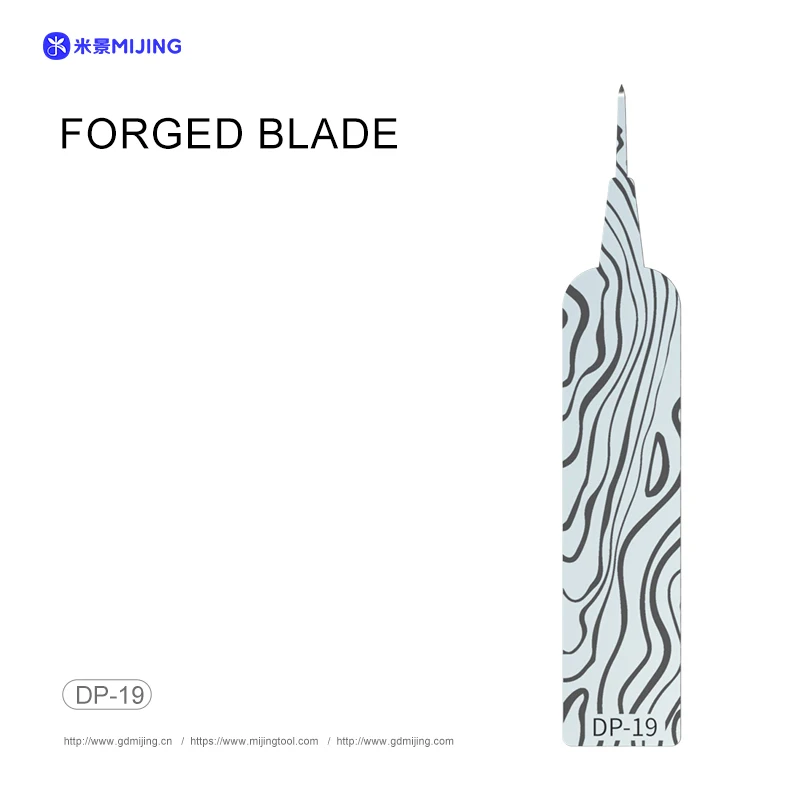 MIJING DP-08 DP-18 DP-19 수동 연마 블레이드, 휴대폰 칩 분해, 접착제 제거 수리 블레이드, 세트당 5 개