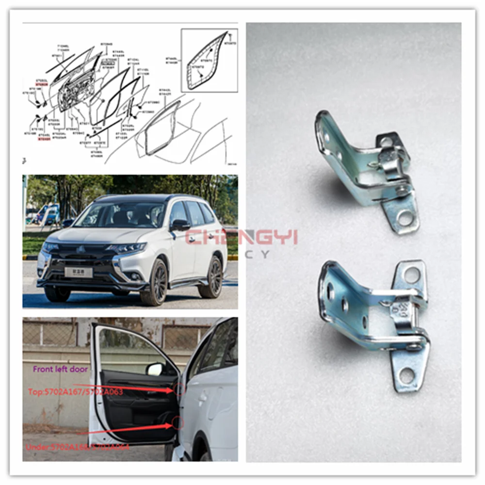 

Door Hinge For Outlander GF7W GF8W 5702A063 5702A064 5702A167 5702A168 5732A054 5732A053 5802A456 5802A605