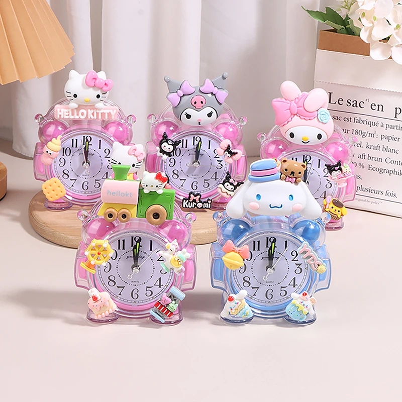 

Sanrio HelloKitty MyMelody Cinnamoroll будильник Kawaii аниме Кухня Таймер Будильник Мини гостиная домашний Декор подарок