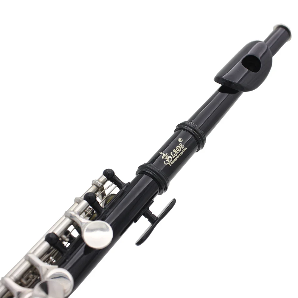 C Key Flute Flute Instrument Wind Music Instrument Black Piccolo Flute