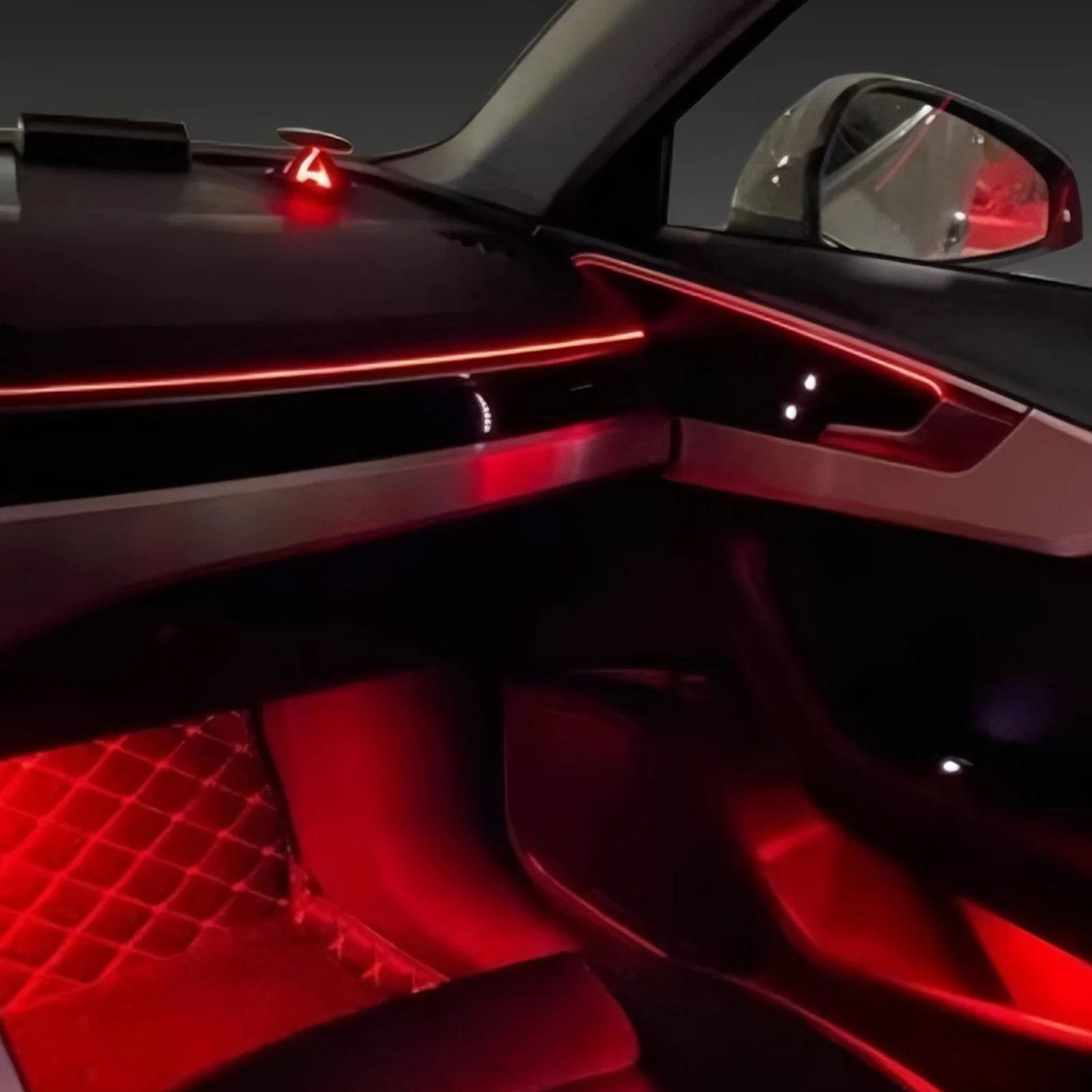 LED 32색 리프팅 트위터 스피커 전기 트레블 혼 아우디 A4 A5 A6 A7 Q5 Q7 Q8 C7 C8 B9 차량 계기판 장식 부품