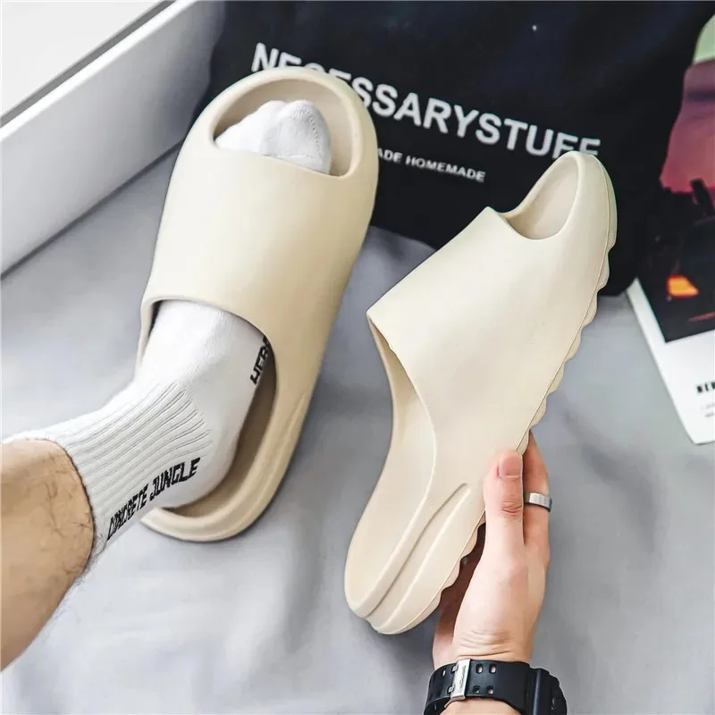 Non Slip Slippers Unisex House Shoes Platform Slide Sandals For Women Men Indoor Outdoor Shower Bathroom Slipper Adult