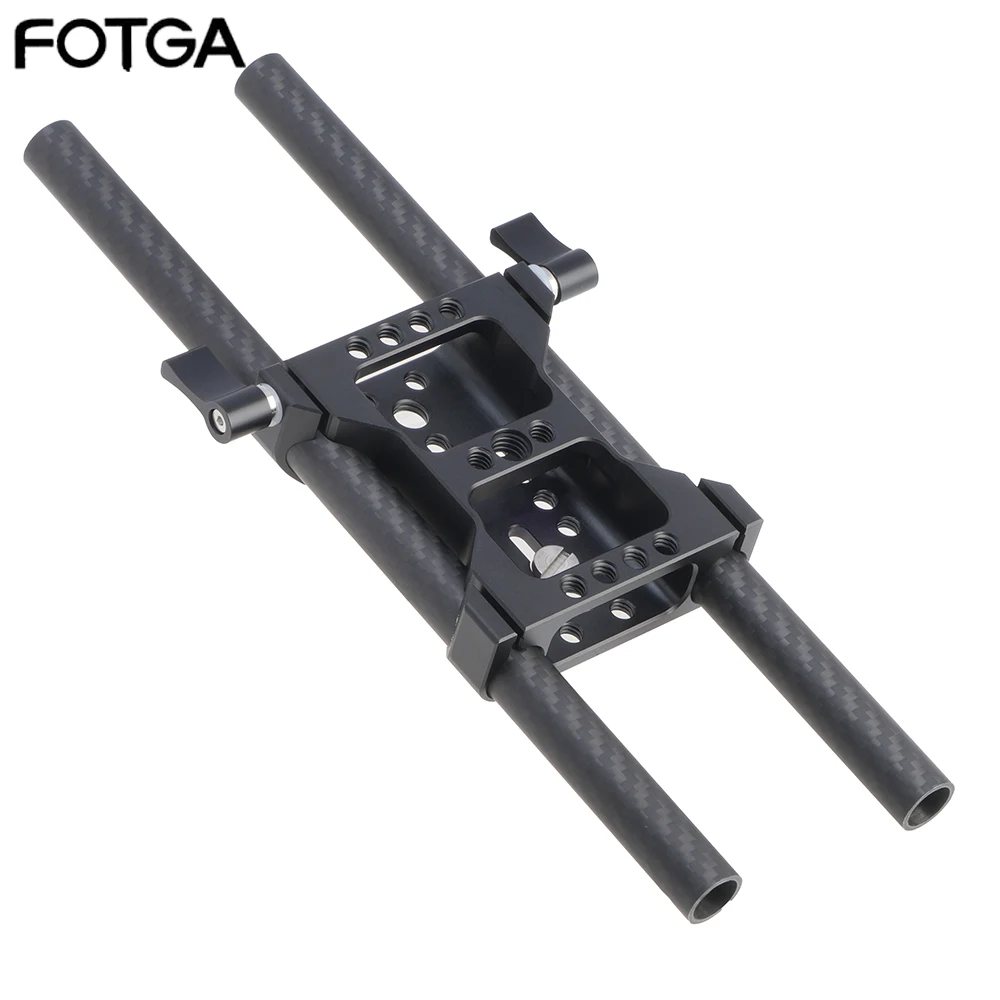 

Base Quick Installation Plate And Rabbit Cage Conduit Base Black Pipe Clamp Base 15Mm Double Hole Pipe Clamp Pan Tilt Accessory