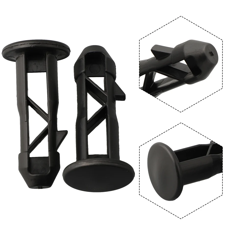 Goupilles De Charnière De Couvercle De Poubelle En Plastique Noir, 67mm X 31mm, 2 Pièces/6 Pièces, Pour Poubelles Domestiques Et Commerciales De 240l