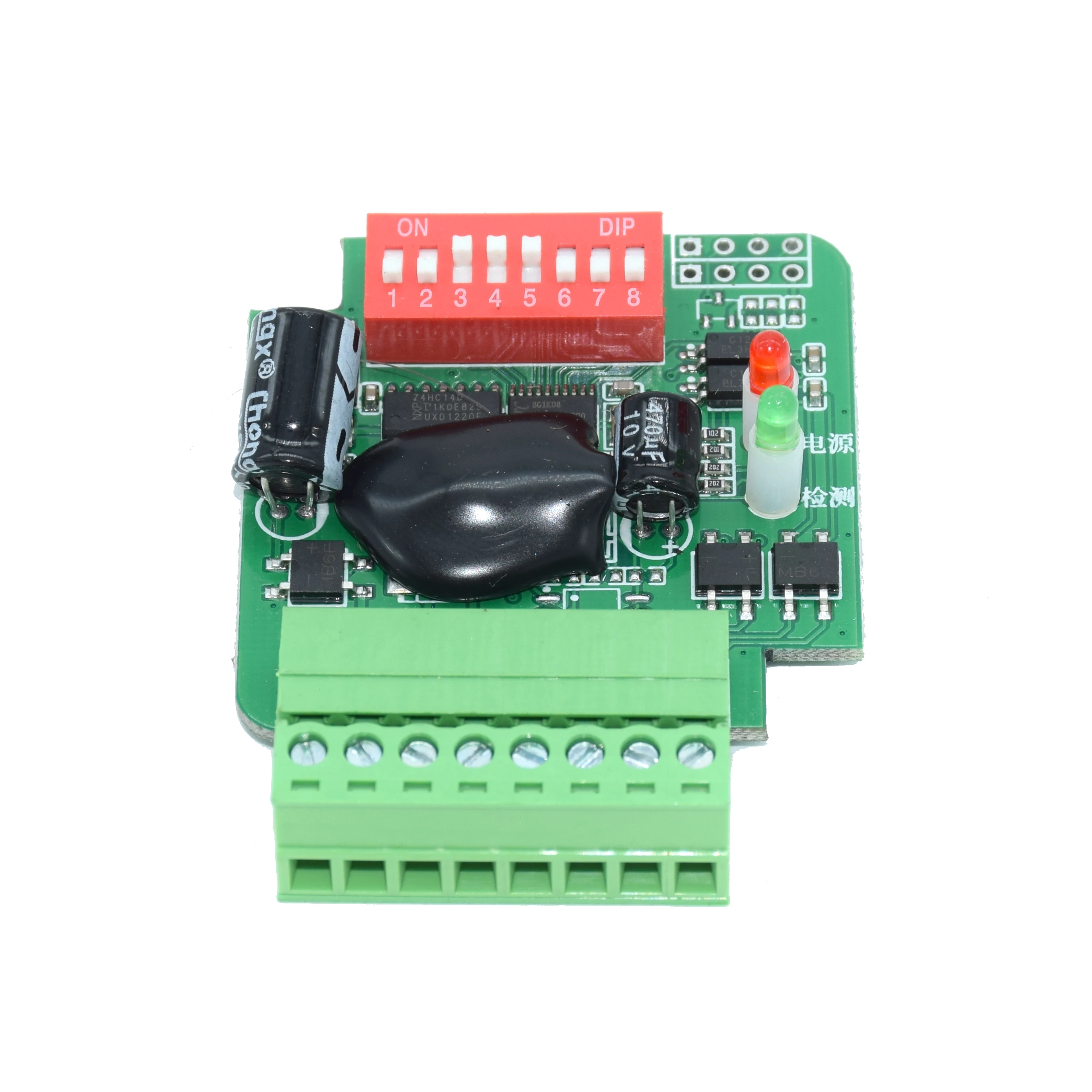 AC/DC 6~15V Anti-Smashing Single-Way Mini Loop Detector Parking Lot Gate Radar Controller Ground Vehicle Sensor