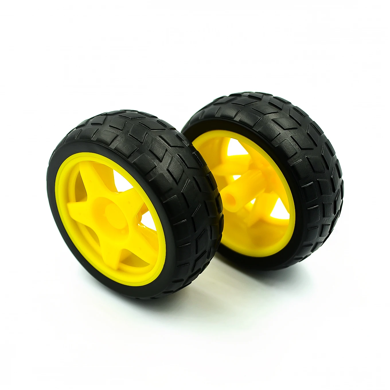 65 mm Rad DC3V-6V Motor 130 Getriebemotor mit Rad für Arduino Smart Car – Detail 4