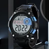 UTHAI Men's Electronic Watch High School Student Sports Watches Waterproof LED Alarm Clock Calendar Kids Digit Smart Wristwatch 1