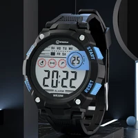 UTHAI Men's Electronic Watch High School Student Sports Watches Waterproof LED Alarm Clock Calendar Kids Digit Smart Wristwatch 1