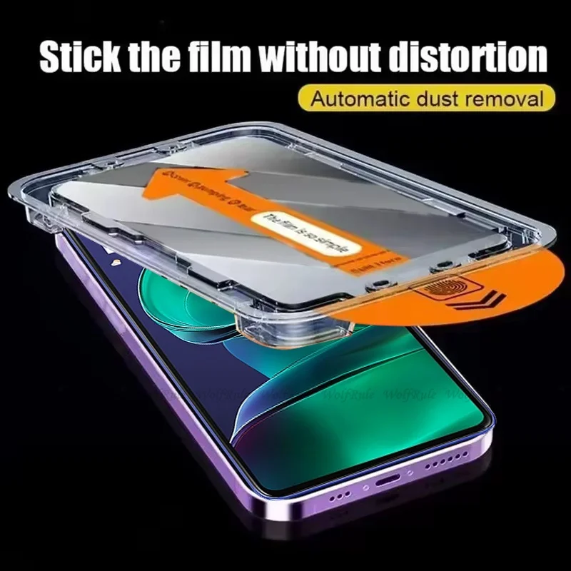 Premium Tempered Glass Screen Protector - 9H Dust-Free, Pack of 1-4 Pieces