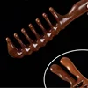 Natural Sandalwood Comb Wide Tooth Anti-Static Head Scalp Scraping Massage Wooden Comb for Long Thick Straight Curly Hair 3