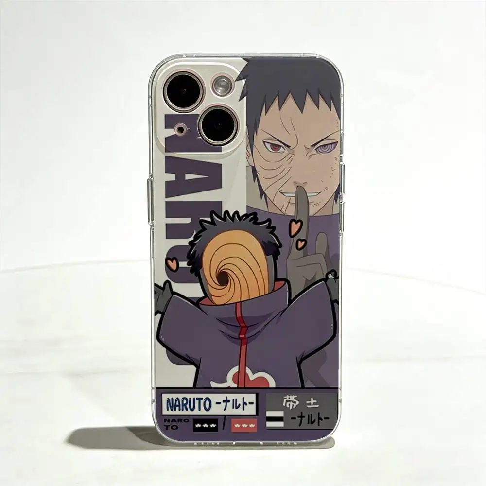 NARUTO Cute Cartoon Ultra Clear TPU Slim Lightweight Shockproof Phone Case Cover