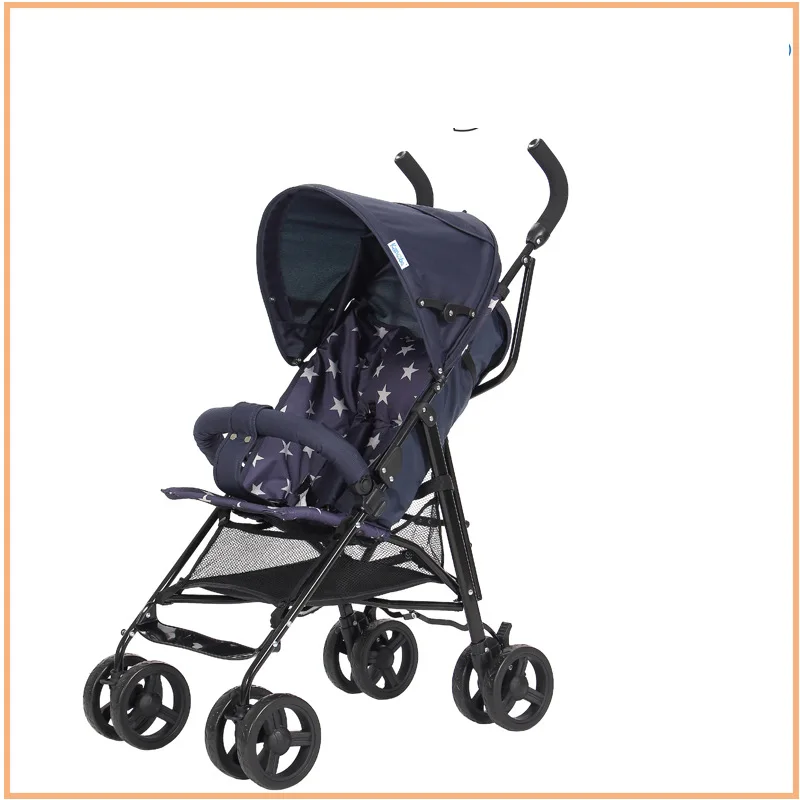 

Baby Stroller Can Sit and Lie Ultra-light Portable Simple Baby Umbrella Car Folding Shock-absorbing Children's BB Trolley