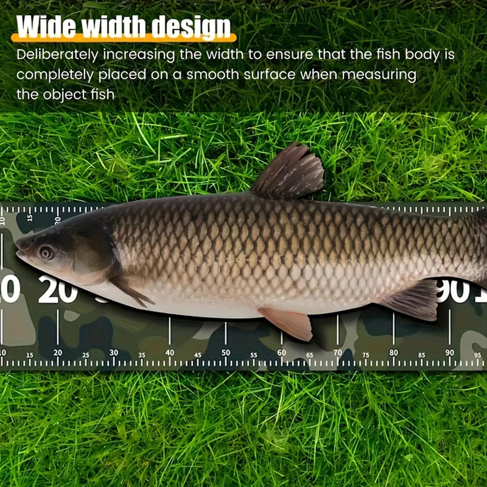 Waterproof Fishing Measuring Ruler Convenient Storage Versatile Fishing Tackle Tool Suitable for Outdoors Indoors