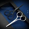 1Pc Stainless Steel Nose Hair Mini Small Scissors Eyelash Facial Hair Straight Round Tip For Eyebrows Nail Beard Manicure Makeup 6