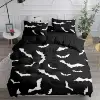 Fashion Bedding Set 2/3Pcs Batman Pattern Duvet Cover Bedspread Microfiber Fabric Bedclothes for Adult Children with Pillow Sham 2