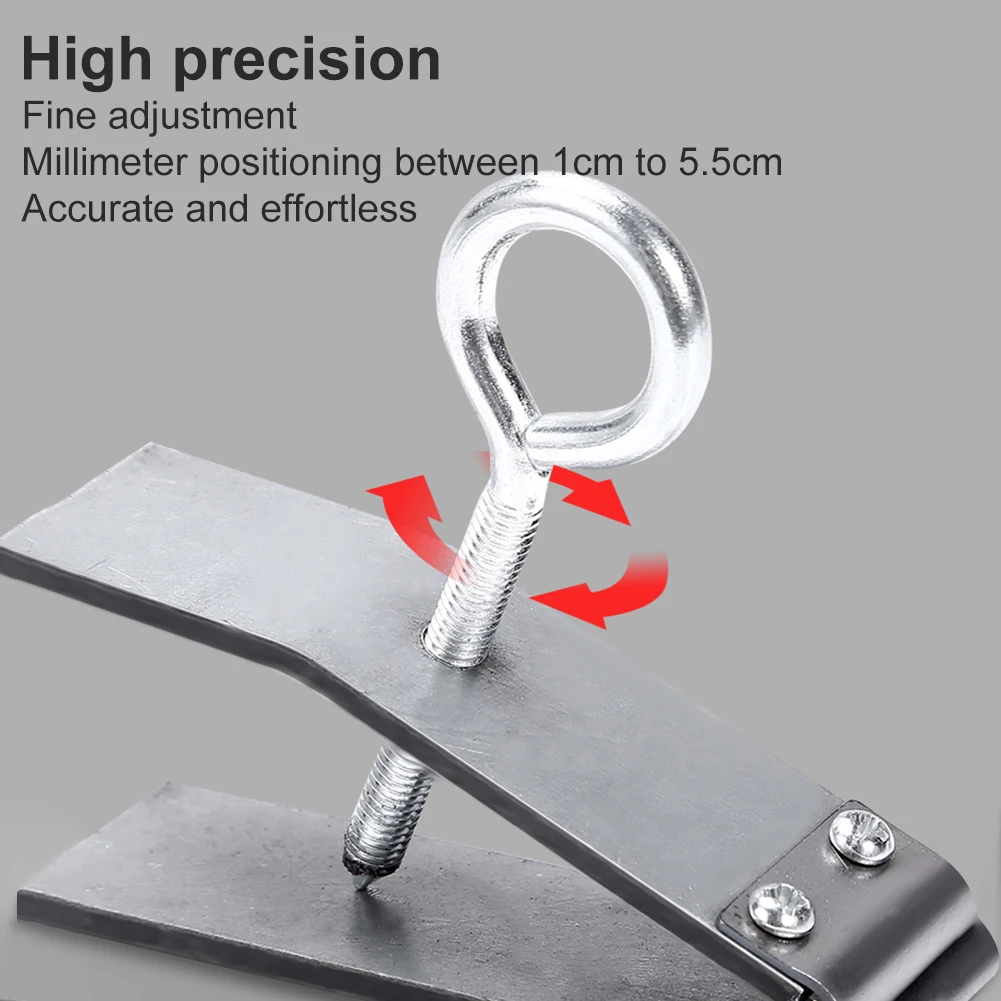 Tile Height Regulator Adjustable 1-5.5cm Wall Ceramic Tile Locator 250KG Support Galvanized Steel Lifter Leveling Device